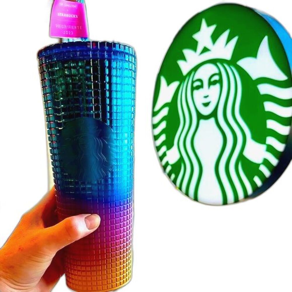 Starbucks Tim Singleton Pride Gradiant Summer 2023 Limited Edition 24 oz Tumbler
